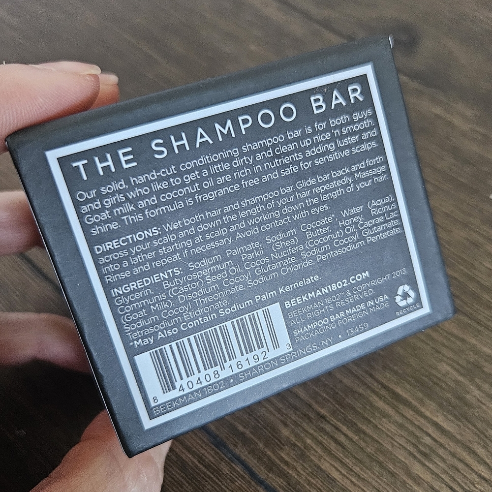 NEW Beekman 1802 Shampoo Bar - Pure Goat Milk - 3.5oz - Picture 3 of 7